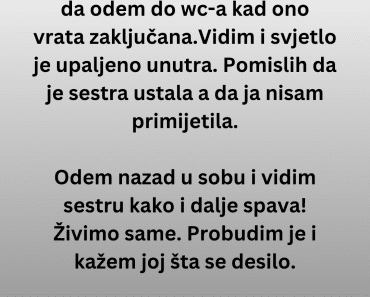 OTIŠLA do toaleta pa DOŽIVELA jezivu scenu!