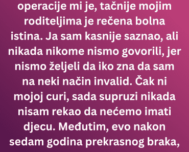 Sterilan je a žena mu ZATRUDNELA usledio je PRAVI ŠOK! Sterilan je a žena mu ZATRUDNELA usledio je PRAVI ŠOK!