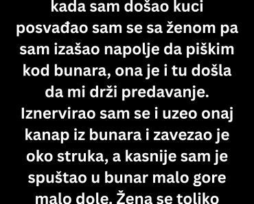 Napio se pa URADIO ovo kasnije je SAZNAO šta je UČINIO!