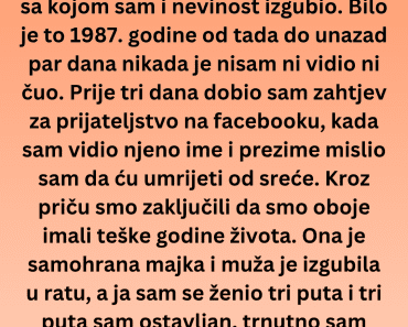 Posle TOLIKO godina mu se JAVILA ali onda je USLEDIO ŠOK! Posle TOLIKO godina mu se JAVILA ali onda je USLEDIO ŠOK!