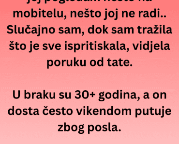 Kada je VIDELA poruku koju je OTAC poslao MAJCI ostala je U ŠOKU! Kada je VIDELA poruku koju je OTAC poslao MAJCI ostala je U ŠOKU!