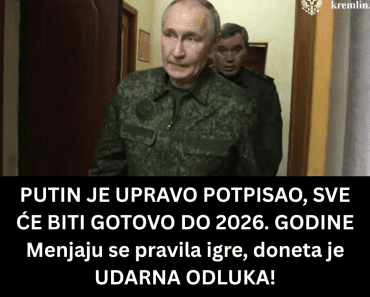 PUTIN JE UPRAVO POTPISAO, SVE ĆE BITI GOTOVO DO 2026. GODINE Menjaju se pravila igre, doneta je UDARNA ODLUKA!