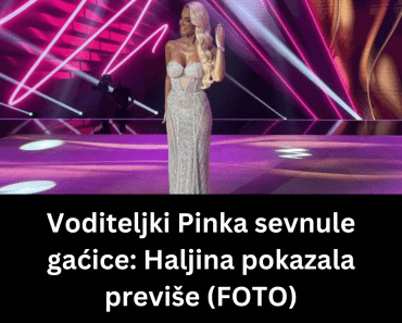 Voditeljki Pinka sevnule gaćice: Haljina pokazala previše (FOTO)