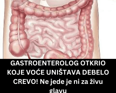 GASTROENTEROLOG OTKRIO KOJE VOĆE UNIŠTAVA DEBELO CREVO! Ne jede je ni za živu glavu