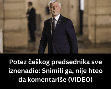 Potez češkog predsednika sve iznenadio: Snimili ga, nije hteo da komentariše (VIDEO)
