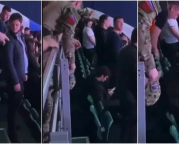 Migrant nije ustao na rusku himnu, pogledajte šta mu je uradio pobesneli Rus! (VIDEO) Migrant nije ustao na rusku himnu, pogledajte šta mu je uradio pobesneli Rus! (VIDEO)