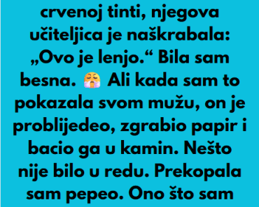 “Moj petogodišnjak mi je pokazao svoj crtez a onda sam se razolela” “Moj petogodišnjak mi je pokazao svoj crtez a onda sam se razolela”