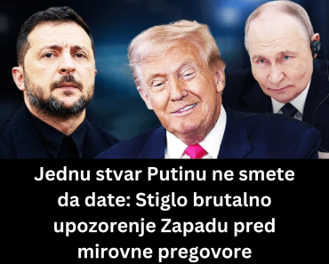 Jednu stvar Putinu ne smete da date: Stiglo brutalno upozorenje Zapadu pred mirovne pregovore Jednu stvar Putinu ne smete da date: Stiglo brutalno upozorenje Zapadu pred mirovne pregovore