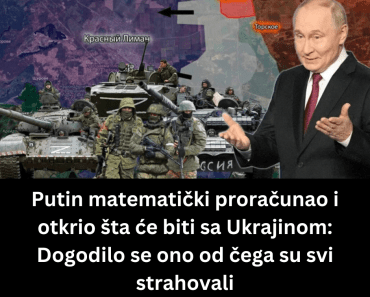 Putin matematički proračunao i otkrio šta će biti sa Ukrajinom: Dogodilo se ono od čega su svi strahovali Putin matematički proračunao i otkrio šta će biti sa Ukrajinom: Dogodilo se ono od čega su svi strahovali