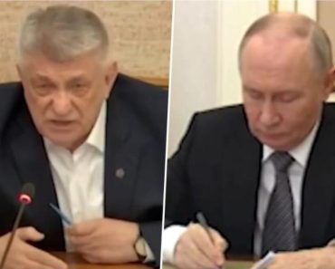 Ovaj čovek je pred svima ponizio Putina: Neverovatan snimak širi se mrežama, gledajte samo OVO (VIDEO) Ovaj čovek je pred svima ponizio Putina: Neverovatan snimak širi se mrežama, gledajte samo OVO (VIDEO)