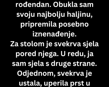Moja svekrva me je ponizila u restoranu sada je kraj tome… Moja svekrva me je ponizila u restoranu sada je kraj tome…