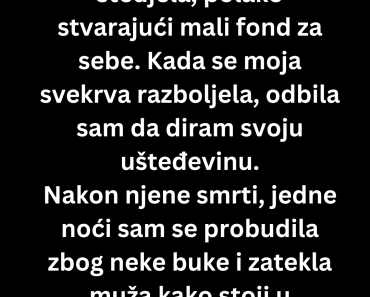 Odbila sam da pomognem bolesnoj svekrvi a sada …. Odbila sam da pomognem bolesnoj svekrvi a sada ….