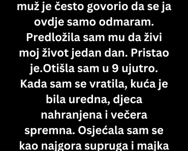 “Ja sam na porodiljskom odsustvu s dvoje djece…