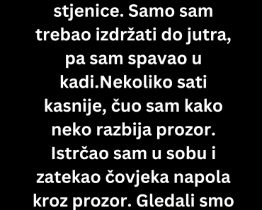 “Bio sam u jeftinom motelu a onda je usledio haos”