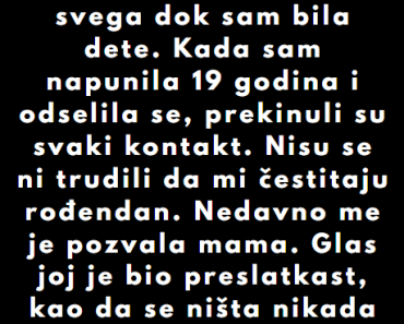 Pozvali su me nakon dugo vremena a onda sledi pravi ŠOK!