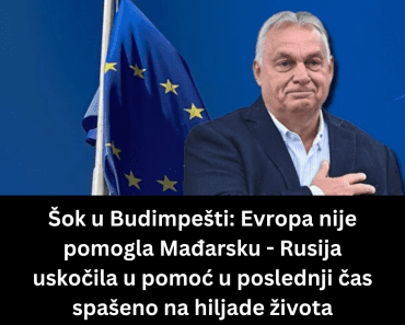 Šok u Budimpešti: Evropa nije pomogla Mađarsku – Rusija uskočila u pomoć u poslednji čas spašeno na hiljade života