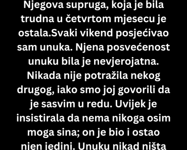 Sin mu je poginuo u saobraćajnoj nesreći ali sad posle svega…. Sin mu je poginuo u saobraćajnoj nesreći ali sad posle svega….