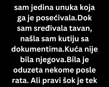 Mislila sam da sam nasledila kuću ali pravi haos je tek usledio…