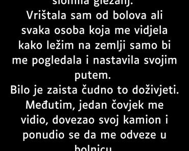 Slomila je gležanj ali pravi šok je tek usledio ….