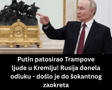 Putin patosirao Trampove ljude u Kremlju! Rusija donela odluku – došlo je do šokantnog zaokreta Putin patosirao Trampove ljude u Kremlju! Rusija donela odluku – došlo je do šokantnog zaokreta
