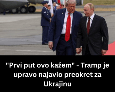 “Prvi put ovo kažem” – Tramp je upravo najavio preokret za Ukrajinu